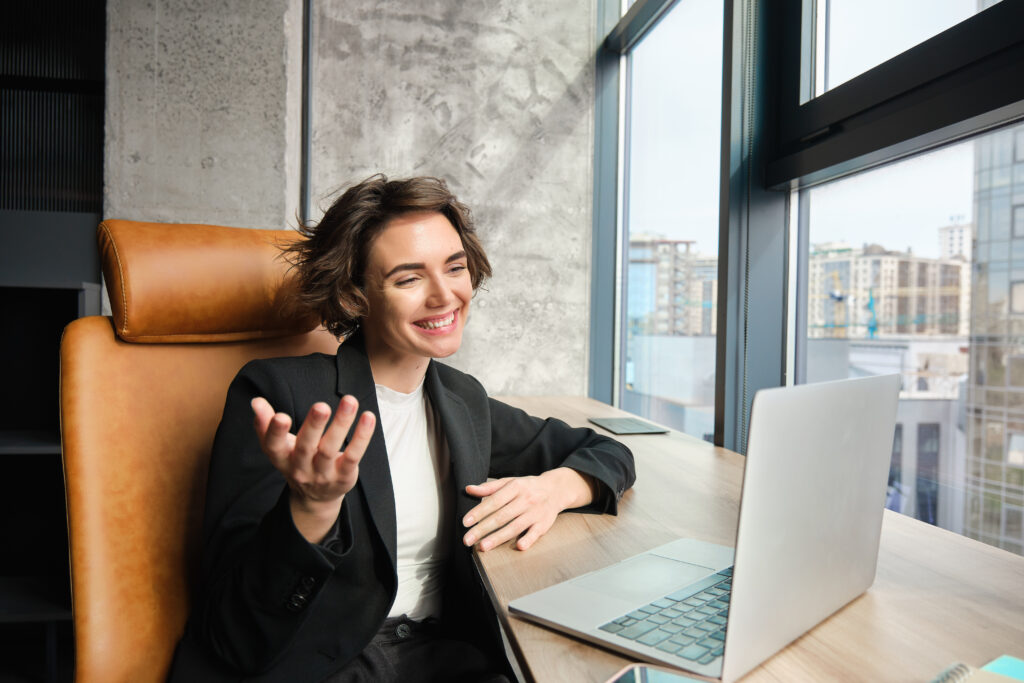 corporate woman in office