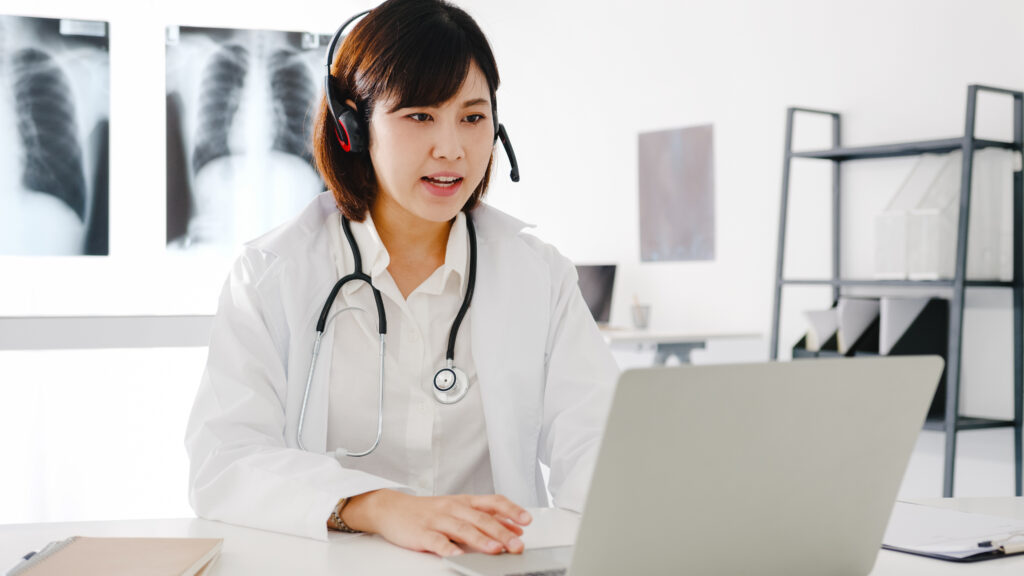 Medical virtual assistant supporting telehealth appointments and patient communication for a growing healthcare practice