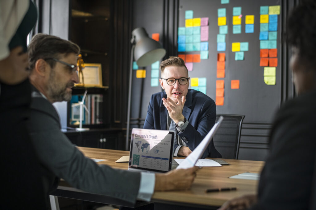 Business owner focusing on growth after delegating tasks